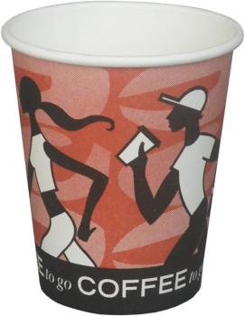 1000 Coffee to go Becher "Grabbers", Kaffeebecher, Trinkbecher, 8 oZ, 200 ml