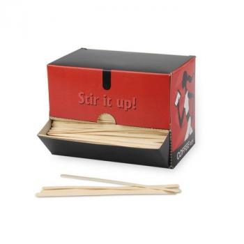 Rührstäbchen in Spenderbox, 1.000 Stück, 17,8 cm