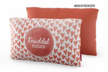 LaVida Kissen "Knuddelkissen" - Herzen, Kuschelkissen, Dekokissen
