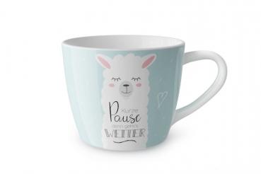 LaVida Maxibecher, "Kurze Pause - Lama", Kaffeetasse, 400 ml