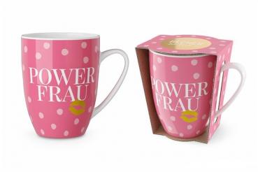 Lavida Kaffeebecher, Kaffeetasse, 250 ml "Powerfrau""