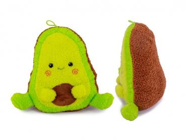 Avocado Kuschelkissen, Dekokissen, 23 cm