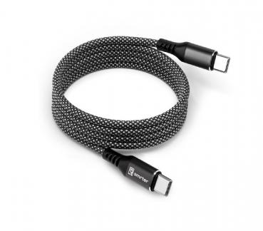 Smrter High-Speed Lade- & Datenkabel magnetisch, USB-C auf USB-C, Anthrazit