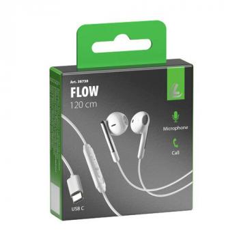Lampa In-Ear-Kopfhörer mit Lautstärkeregelung, weiß