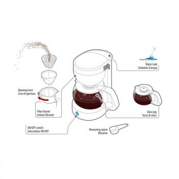 Coffee maker Liberica, Kaffeemaschine - 12V - 170W, PKW, Caravan