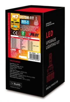 12V LED-Lampen - (H7) - 20W - Attacco specifico - 2 st  - Schachtel