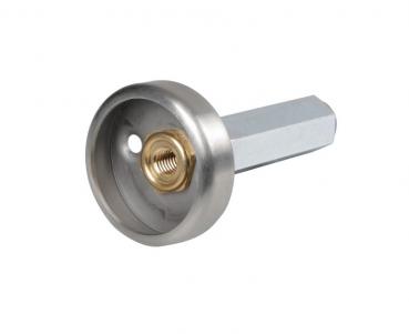 Lampa LPG-Adapter, Gas-Adapter, Tankadapter, Dish, M12 - 106 mm, Edelstahl