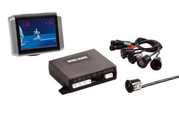 PTSV402, Kit 4 Parksensoren mit Telekamera und Monitor, 12 V