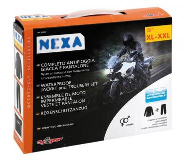 Preview: Nexa Regenkombi, bestehend aus Regenjacke + Regenhose, Gr. XL-XXL