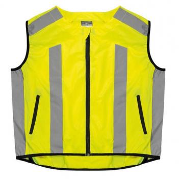 Sicherheitsweste, Warnweste, reflektierend, gelb, Gr. XL