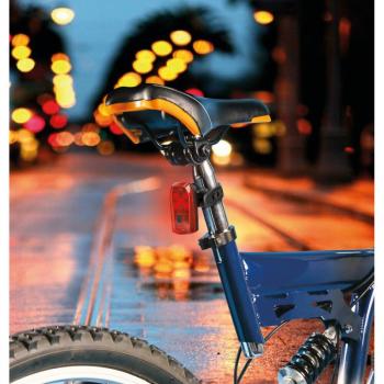 Lampa Fahrrad Rücklicht mit Bremslicht, 5 LEDs