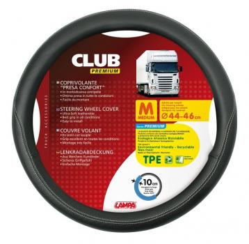 Lampa Lenkradabdeckung Club, Ø 44/46 cm (schwarz)