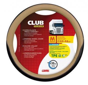 Lampa Lenkradabdeckung Club, Lenkradüberzug, Ø 44/46 cm, Beige