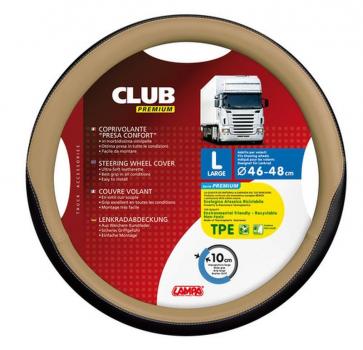 Lampa Lenkradabdeckung/Lenkradbezug Club, Ø 46/48 cm, Beige