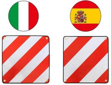 Alu-Wendetafel für Italien und Spanien (nicht offiziell zugelassen!)