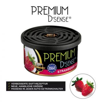 Premium D'Sense Lufterfrischer 42g - Strawberry, 6 Stück