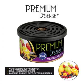 Premium D'Sense Lufterfrischer 42g - Tropical Fruits, 6 Stück
