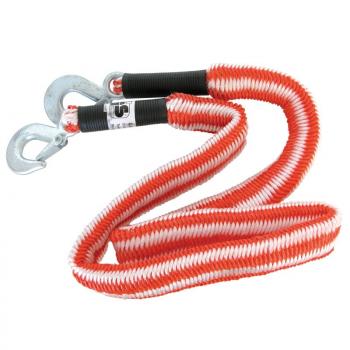 Carpoint Abschleppseil Stretch, 2.800 kg, 1,5-4 m Länge, mit Tasche