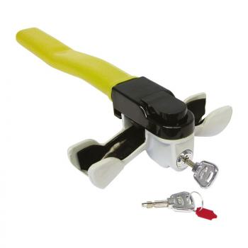 Preview: Lenkradkralle "Rotarylock" mit Schloss, Diebstahlsicherung, Lenkradschloss