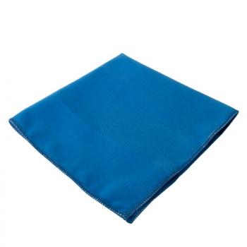 Preview: Protecton Glas-Reinigungstuch, Mikrofaser, Poliertuch, 40x40cm, blau