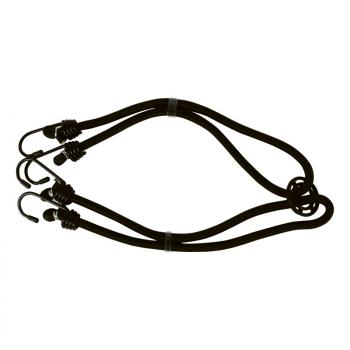 Preview: Dresco Spanngurt, 4 Haken, 2 Spanngurte, 60 cm