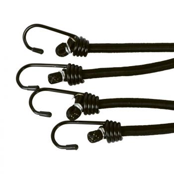 Preview: Dresco Spanngurt, 4 Haken, 2 Spanngurte, 60 cm