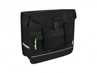 Dresco Einzel Fahrradtasche Basic Shopper 15 Liter - schwarz -, Fahrrad