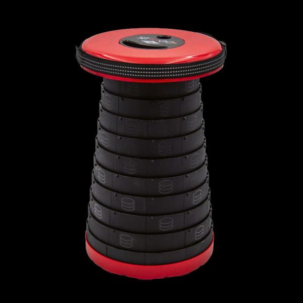 WEDO Teleskophocker Sittogo, rot-schwarz