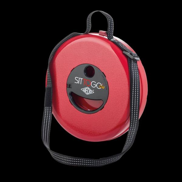 WEDO Teleskophocker Sittogo, rot-schwarz