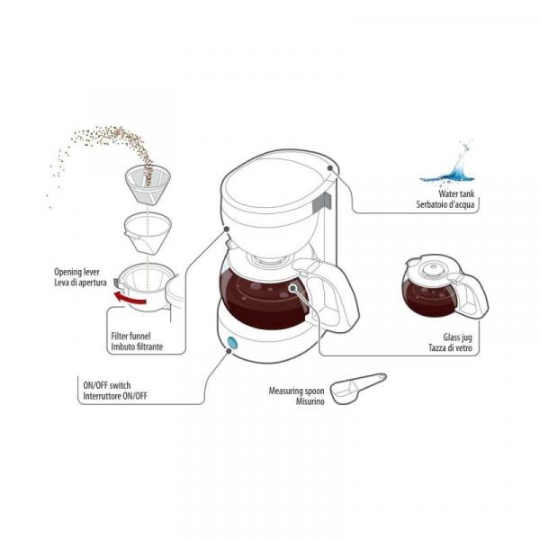 Coffee maker Liberica, Kaffeemaschine - 12V - 170W, PKW, Caravan
