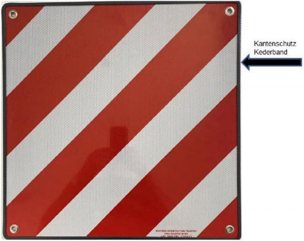 Alu-Warntafel für Italien inkl.  Zulassung