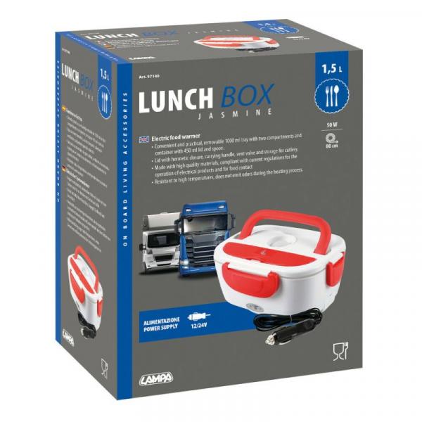 Lunch-Box, elektrischer Speisenwärmer - 1,5 L - 12/24V - 50W