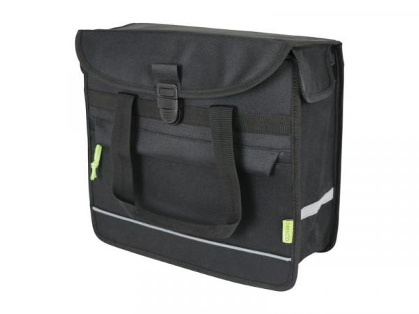 Dresco Einzel Fahrradtasche Basic Shopper 15 Liter - schwarz -, Fahrrad